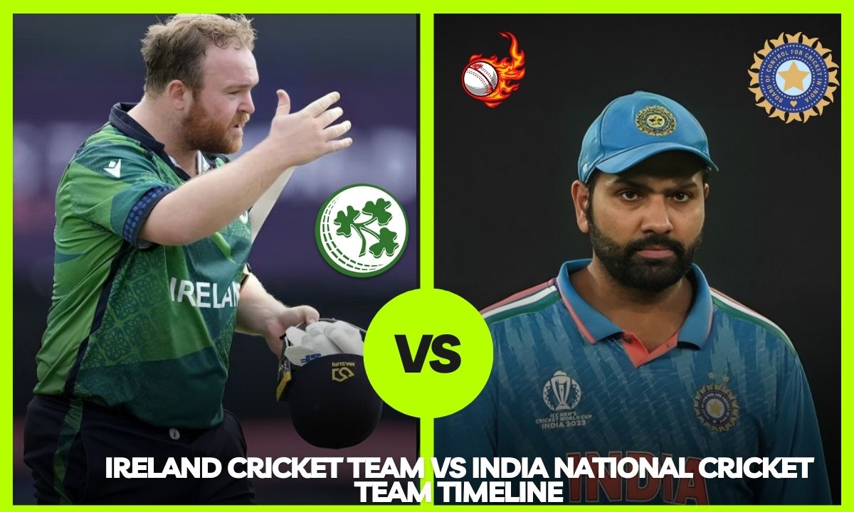 Ireland Cricket Team vs India National Cricket Team Timeline