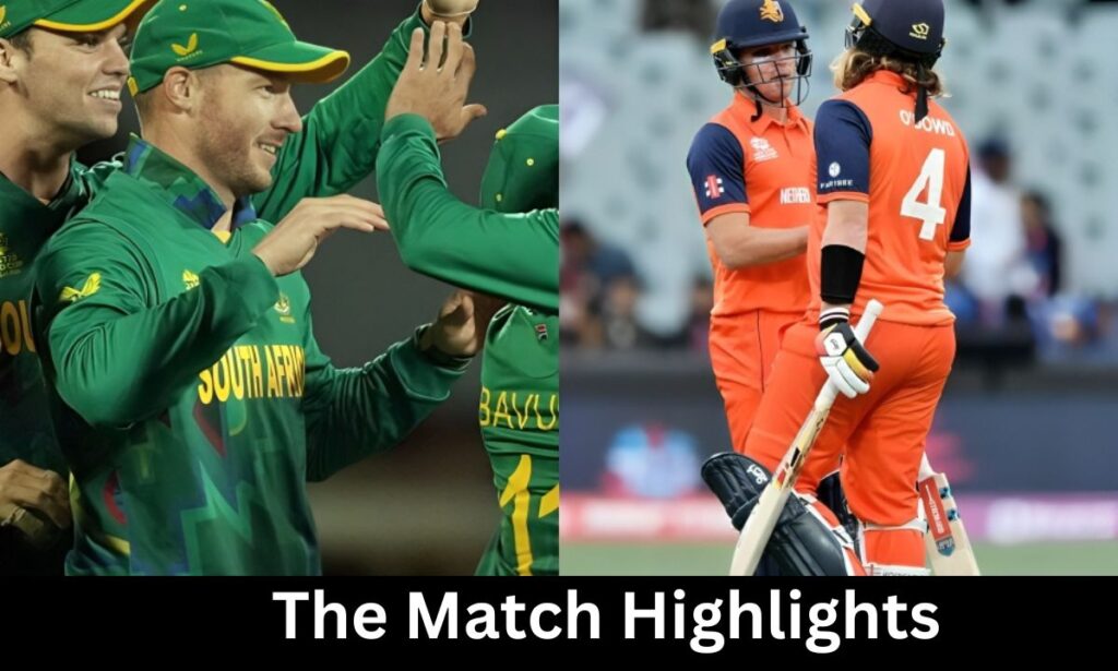 netherlands national cricket team vs south africa national cricket team match scorecard