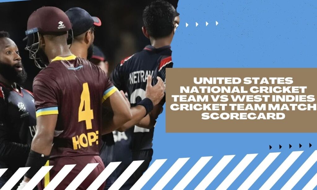 united states national cricket team vs west indies cricket team match scorecard
