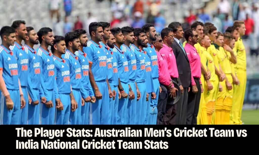 Australian Men’s Cricket Team vs India National Cricket Team Stats
