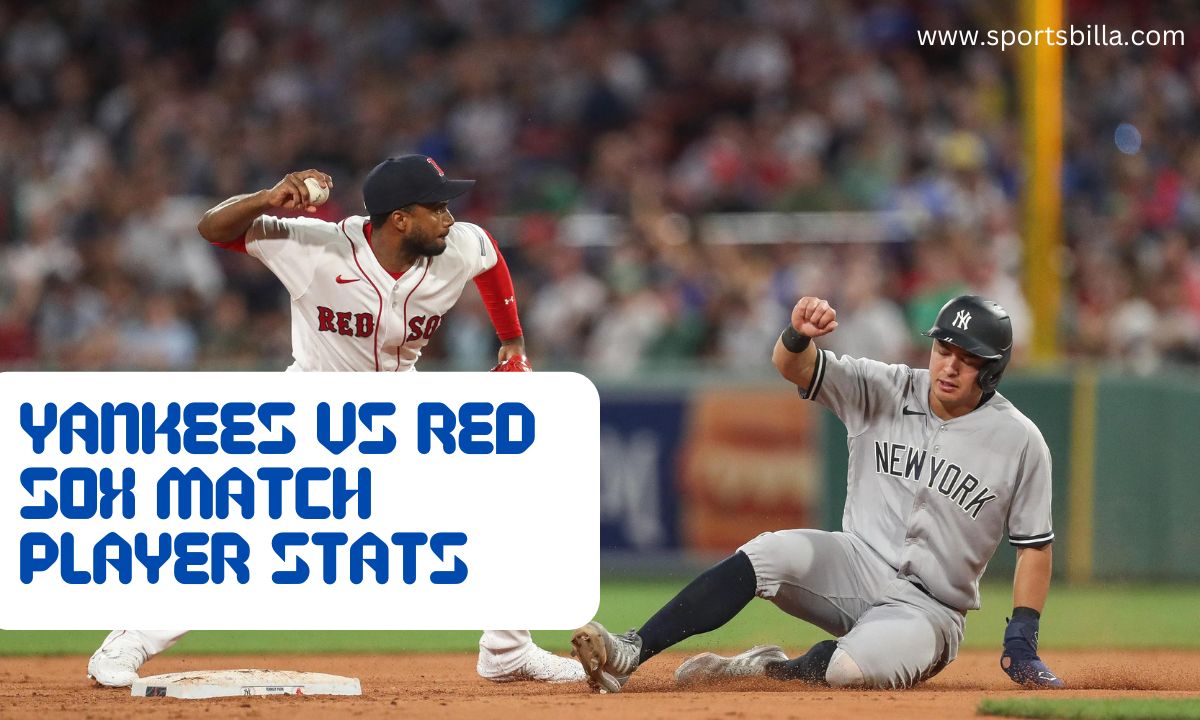 yankees vs red sox match player stats