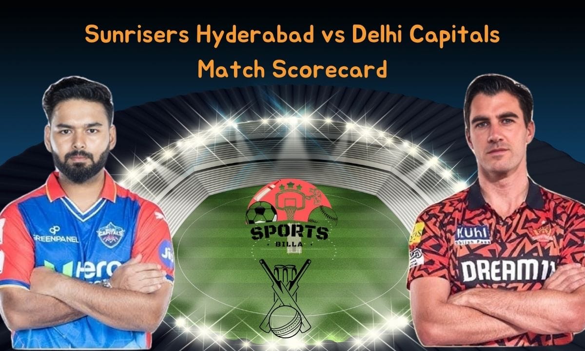 sunrisers hyderabad vs delhi capitals match scorecard