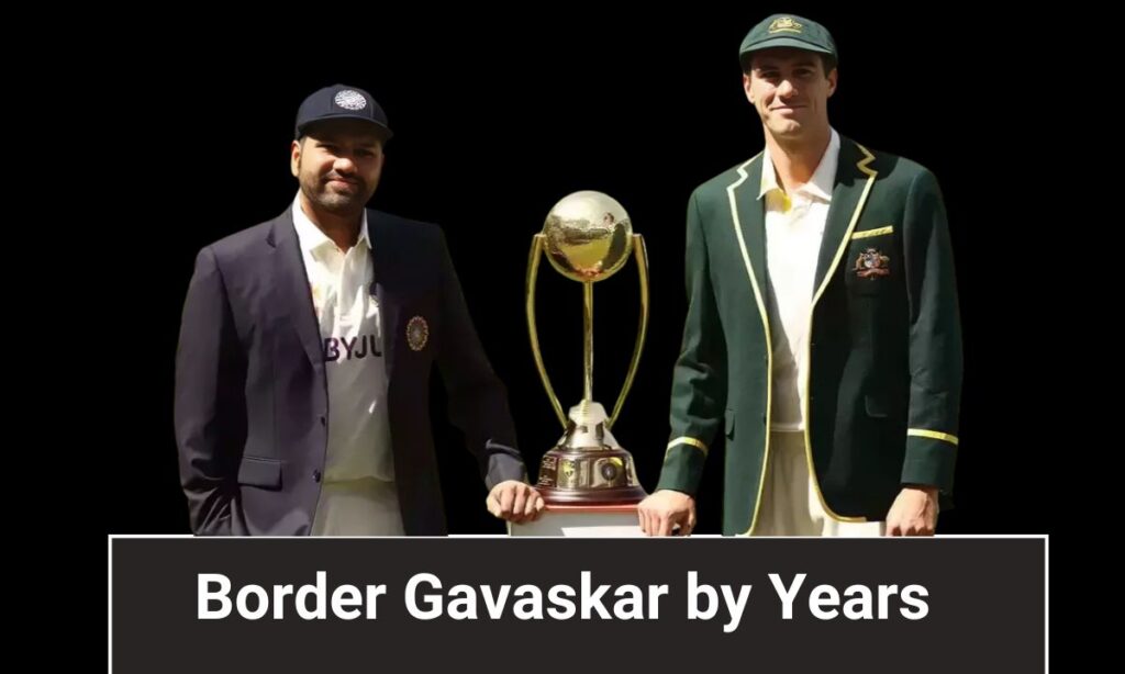 Australian Men’s Cricket Team Vs India National Cricket Team Timeline